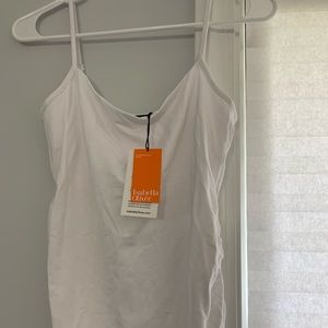 Isabella Oliver white maternity tank
